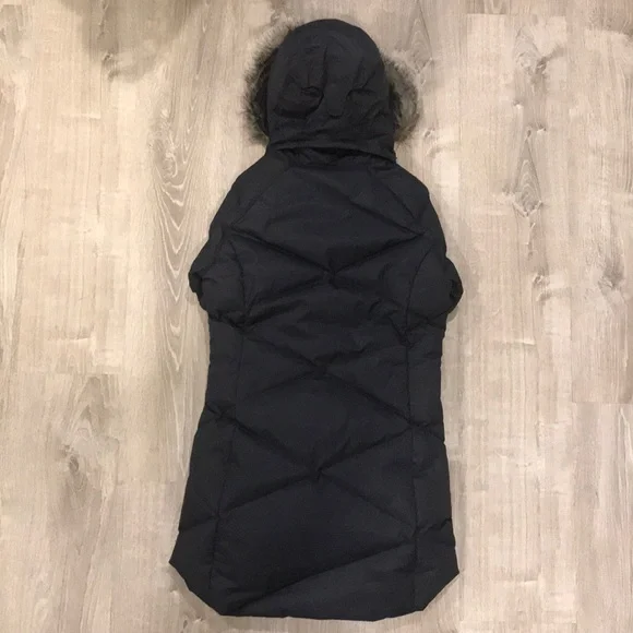 Columbia Dark Jacket with Fur Hood - Picture 3 of 4